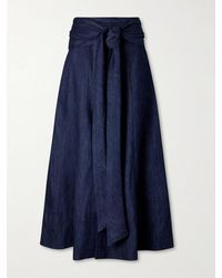 Gabriela Hearst - Zivan Cotton And Linen-Blend Maxi Skirt - Lyst