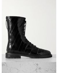 LEGRES - 05 Ankle Boots Aus Aalleder - Lyst