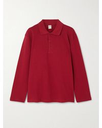 Flore Flore - Diana Organic Cotton-Piqué Polo Shirt - Lyst