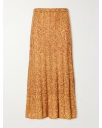 Proenza Schouler - Joelle Cable-Knit Mohair-Blend Maxi Skirt - Lyst