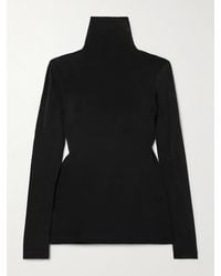 Ulla Johnson - Aurelia Stehkragenoberteil Aus Stretch-Jersey - Lyst