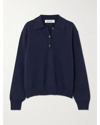 Rohe - Merino Wool And Cashmere-Blend Polo Sweater - Lyst