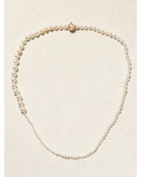 Sophie Bille Brahe - Petite Peggy 14-Karat Pearl Necklace - Lyst