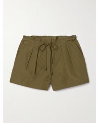 Ulla Johnson - Short En Popeline De Coton À Plis Camryn - Lyst