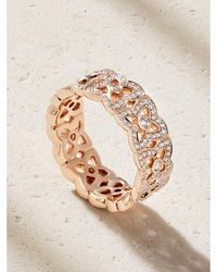 De Beers London - Lotus By De Beers 18-Karat Diamond Ring - Lyst