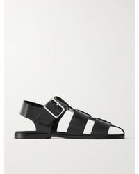 Aeyde - Whit Leather Sandals - Lyst