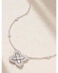 De Beers London - Lotus By De Beers 18-Karat Diamond Necklace - Lyst