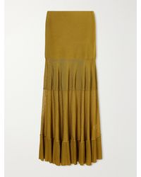 Altuzarra - Gorrell Tiered Stretch-Knit Maxi Skirt - Lyst
