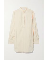 Deveaux Pierce Crinkled-shell Tunic - Natural