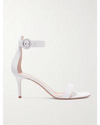 Gianvito Rossi - Portofino 70 Leather Sandals - Lyst