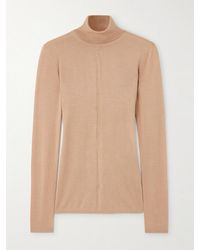 Gabriela Hearst - Steinem Cashmere And Silk-Blend Turtleneck Sweater - Lyst