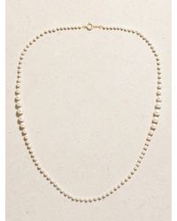 Mizuki - 14-Karat Pearl Necklace - Lyst