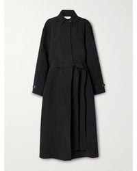 The Row - Ryo Trenchcoat Aus Seide Mit Bindegürtel - Lyst
