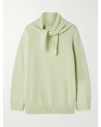 arch4 - Verona Set Aus Pullover Und Schal Aus Einer Biokaschmir-Seidenmischung - Lyst