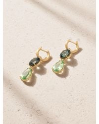 Irene Neuwirth - Gemmy Gem 18-Karat Tourmaline Hoop Earrings - Lyst