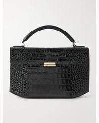 TOTEME - Clip Croc-Effect Leather Shoulder Bag - Lyst