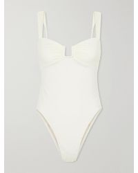 Away That Day - Cannes Gathered Recycled Stretch Swimsuit - Lyst