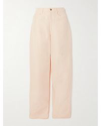 Loulou de Saison - Peran Hose Mit Geradem Bein Aus Webstoff - Lyst