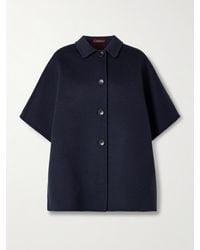 Gucci - Wendbare Jacke Aus Filz Aus Einer Woll-Seidenmischung Mit Print - Lyst