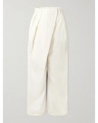 Loewe - Hoch Sitzende Jeans Mit Weitem Bein Und Falten - Lyst