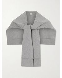 TOTEME - Cotton-Jersey Scarf - Lyst