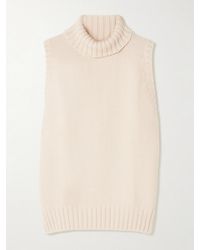 Johnstons of Elgin - Cashmere Turtleneck Sweater Vest - Lyst