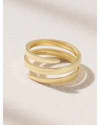 Anita Ko - Coil 18-Karat Pinky Ring - Lyst