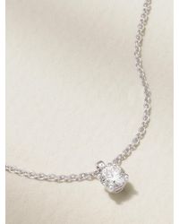 De Beers London - Classic Platinum Diamond Necklace - Lyst