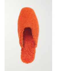 Sleeper Shearling Slippers - Orange