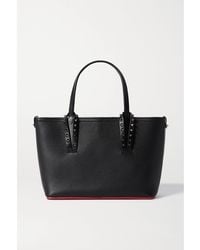 Christian Louboutin - Cabata Mini Tote Aus Strukturiertem Leder Mit Nieten - Lyst