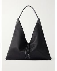Hunting Season - Origami Medium Leather-Trimmed Satin Shoulder Bag - Lyst