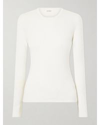 Lisa Yang - Vivian Cotton And Cashmere-Blend T-Shirt - Lyst