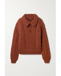 Doen - Nuage Cable-knit Alpaca And Merino Wool-blend Sweater - Lyst