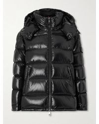 Moncler - Maire Daunenjacke Aus Gestepptem, Glänzendem Shell Mit Kapuze - Lyst