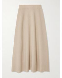 Max Mara - Giberna Wool And Cashmere-Blend Maxi Skirt - Lyst