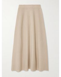Max Mara - Giberna Wool And Cashmere-Blend Maxi Skirt - Lyst