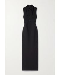 ROKSANDA - Kamaria Tie-Neck Cutout Crepe Gown - Lyst