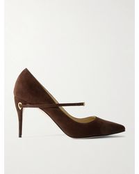 Jennifer Chamandi - Lorenzo 85 Suede Pumps - Lyst