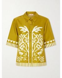 Eres - Emeraude Printed Silk Shirt - Lyst