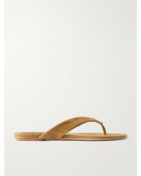 Le Monde Beryl - Suede Flip Flops - Lyst