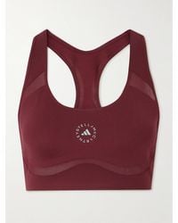 adidas By Stella McCartney - Truepurpose Sport-Bh Aus Recyceltem Stretch-Material Mit Mesh-Einsätzen Und Print - Lyst