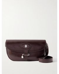 Bally - Beckett Embellished Glossed Textured-Leather Shoulder Bag - Lyst