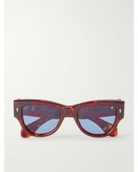 Jacques Marie Mage - Chelsea Square-Frame Tortoiseshell Acetate Sunglasses - Lyst
