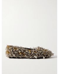 Dries Van Noten - Ballerinas Aus Filz Mit Verzierungen - Lyst