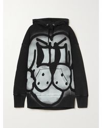 Givenchy - Printed Cotton-Jersey Hoodie - Lyst