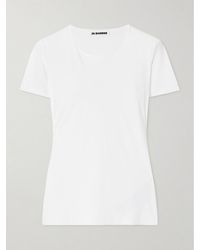 Jil Sander - Stretch-Jersey T-Shirt - Lyst