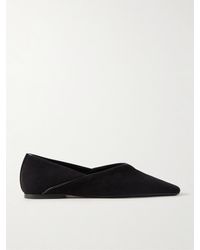 TOTEME - The Everyday Suede Ballet Flats - Lyst