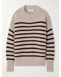 La Ligne - Marina Striped Wool And Cashmere-Blend Sweater - Lyst