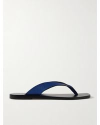 A.Emery - Tongs En Cuir Texturé Kinto - Lyst