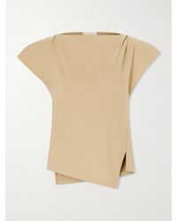 Isabel Marant - Sebani Asymmetric Cotton-Jersey T-Shirt - Lyst